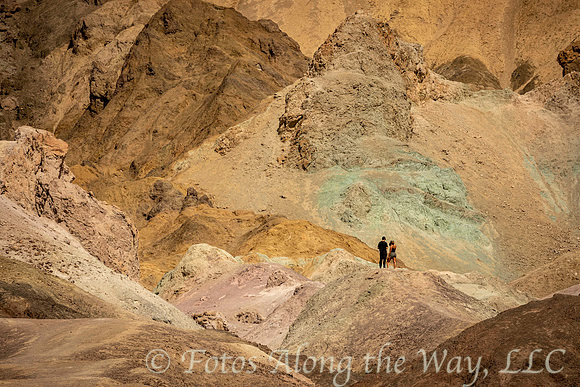 Couple Admires the Artists Palette (California)