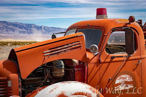 Old Fire Truck in Death Valley (California)
