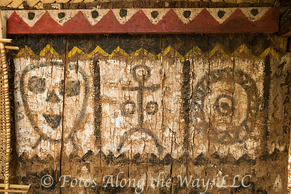 Native Hut Drawing (Amazonia, Brazil)