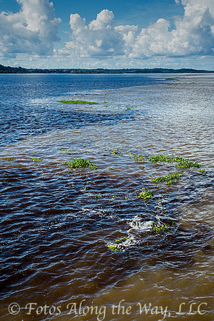 Meeting of the Waters - Amazon & Rio Negro Rivers (Amazonia, Brazil)