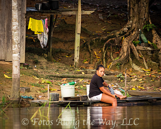 Wash Day on the River (Amazonia, Brazil)