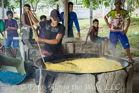 Roasting Manioc (Amazonia, Brazil)