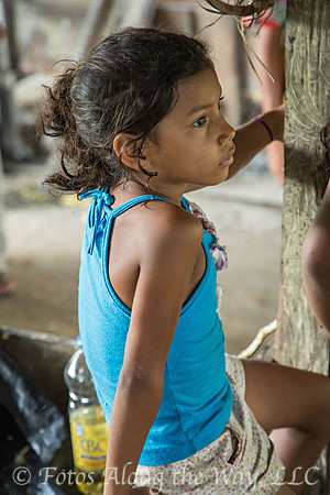 Village Girl Watching the Action (Amazonia, Brazil)