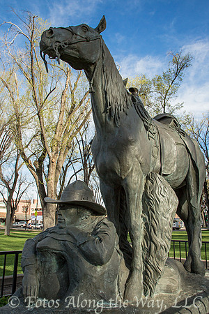 Prescott - Reclining Cowboy Statue (Arizona)