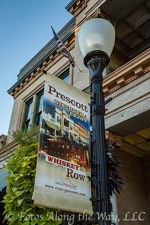Prescott - Lamppost on Whiskey Row (Arizona)