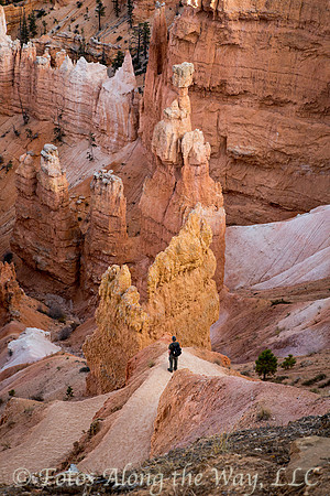Hiker Among the Hoodoos