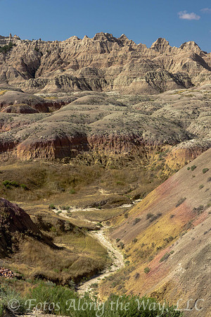 Creek Bed below The Pinnacles (South Dakota)