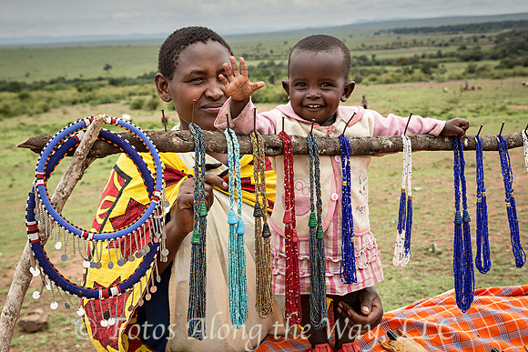 Friendly Wave at Maasai Market (Kenya)