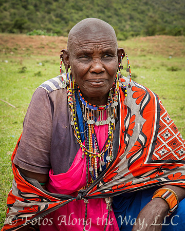 Maasai Woman with Earrings (Kenya)