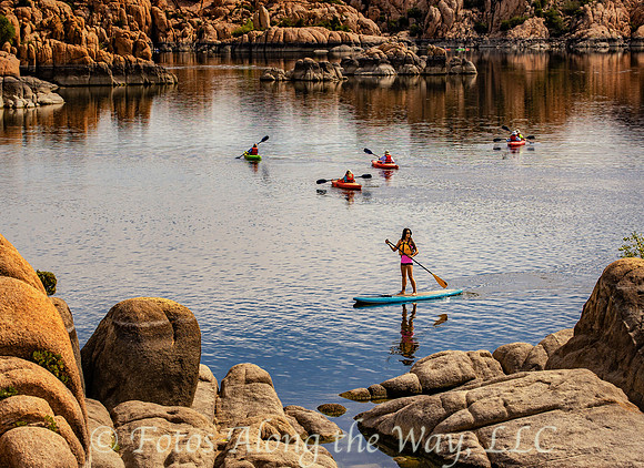 APRIL: Early Morning Paddling on Watson Lake