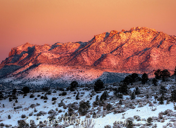FEBRUARY: Winter Sunrise on Granite Mountain