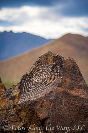Spiral Petroglyph at Signal Hill (Arizona)