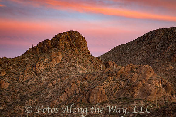 Sunset at Gates Pass - Saguaro NP (Arizona)