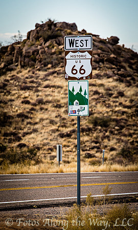 Route 66 West - (Arizona)