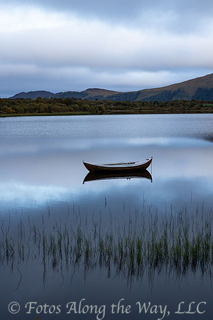 Rowboat on Lake at Dawn (Norway)