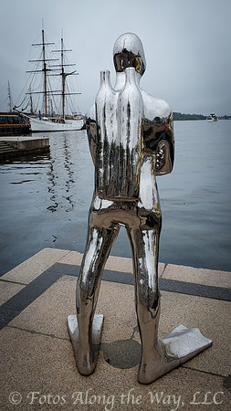 Scuba Diver Sculpture (Norway)