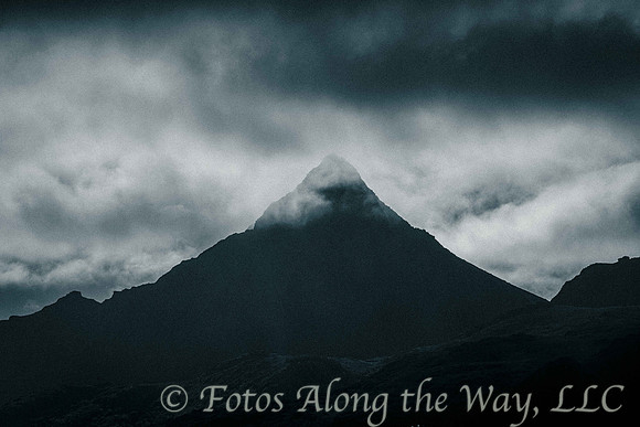 Mountain Peak in the Clouds (Norway)