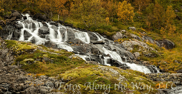 Water Cascade in Autumn (Norway)