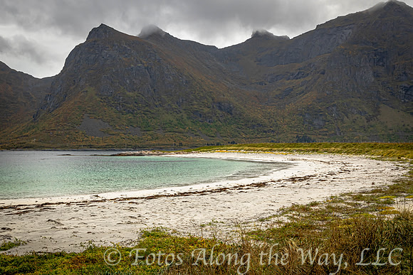 Beach Cove under Mountains (Norway)