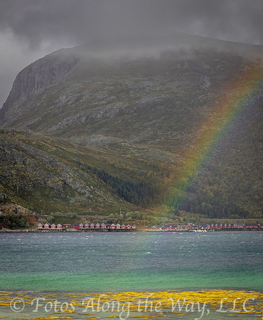Rainbow in the Lofoten Islands (Norway)