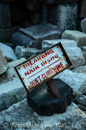 No Climbing (Java, Indonesia)