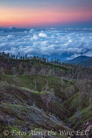 Morning Above the Clouds (Java, Indonesia)