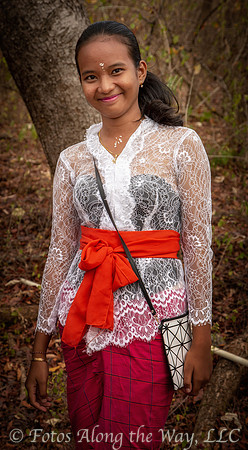 Fashionable Teen at the Temple (Bali, Indonesia)