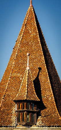 Tower Steeple with Windows
