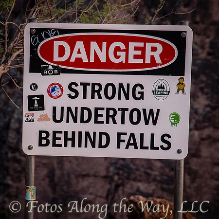 Mooney Falls Warning (Arizona)