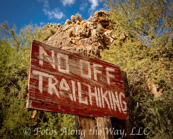 Havasu Creek Trail Sign (Arizona)
