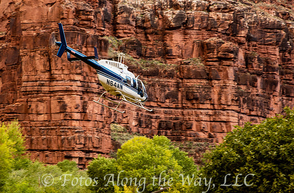 Helicopter to Supai Village (Arizona)