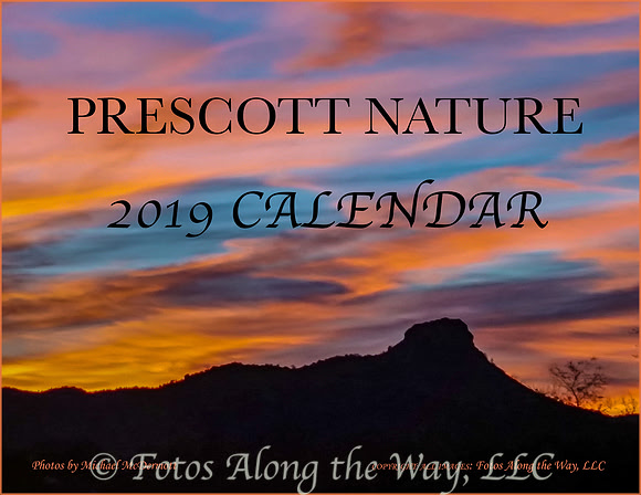 Thumb Butte Sunset - 2019 Cover (Prescott, Arizona)