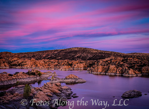 Sunset at Watson Lake (Prescott, Arizona)
