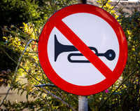 No Horn Sign