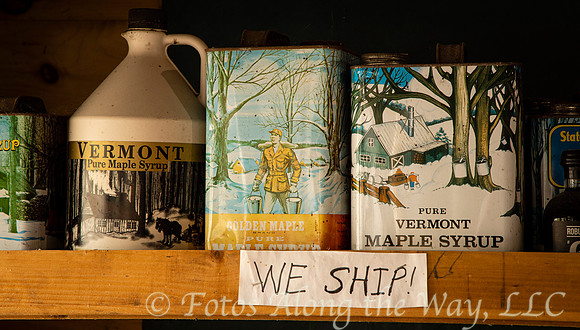 Vintage Syrup Containers (Vermont)