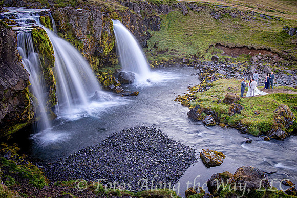 Wedding Ceremony Below the Falls (Iceland)