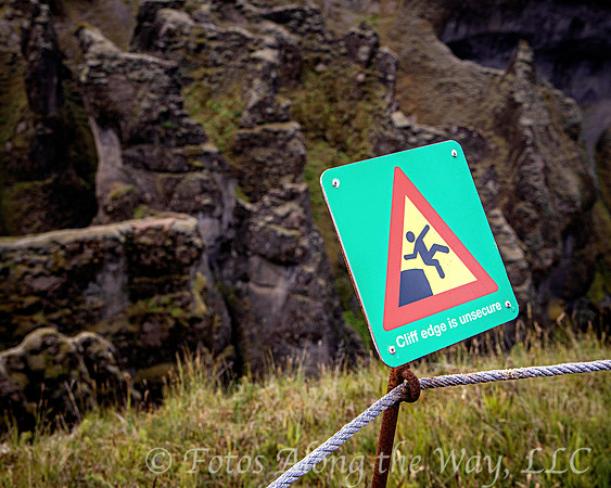 Cliffside Warning (Iceland)