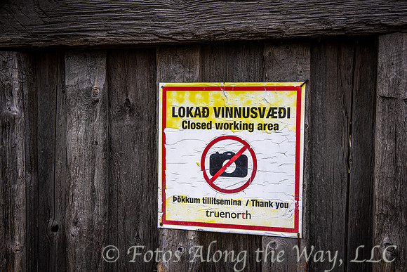 No Photos Allowed Here! (Iceland)