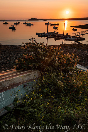 Peaceful Bay at Sunset (Maine)