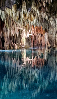 Cave Ceiling Reflection in Cenote (Mexico)