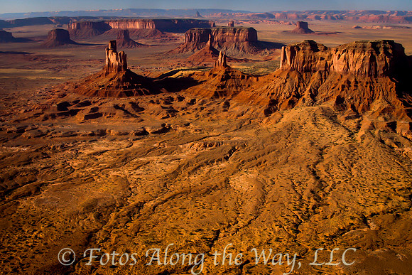 Monument Valley from the Air (Arizona)