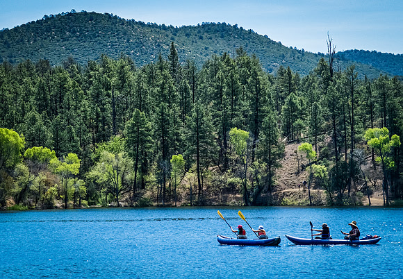SEPTEMBER - Canoeing at Lynx Lake
