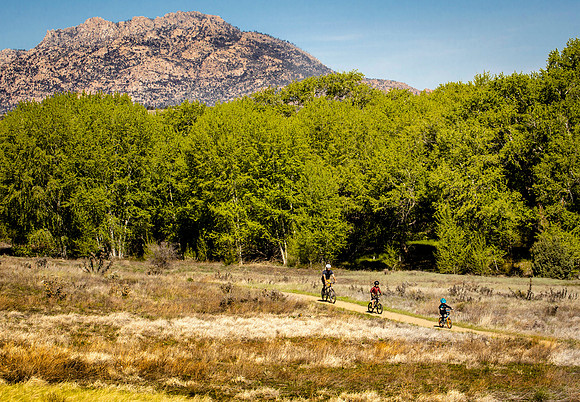 APRIL - Family Biking near Granite Mountain