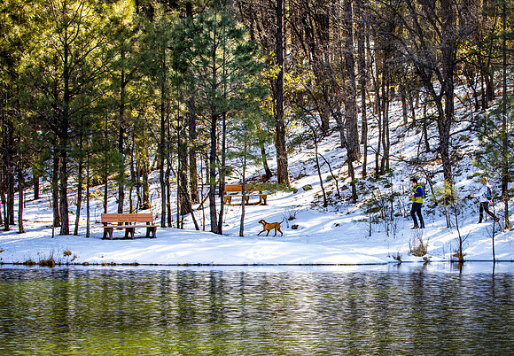 FEBRUARY - Enjoying the Snow at Goldwater Lake