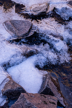 Ice in Rocky Creek (Colorado)