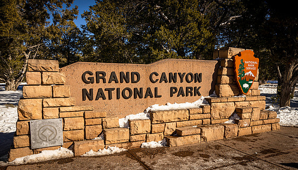 Grand Canyon NP Entrance Sign (Arizona)