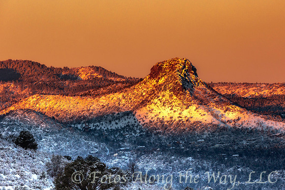 First Light on Thumb Butte (Arizona)