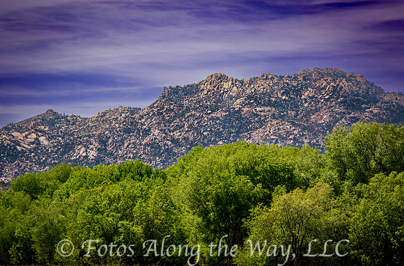 (March) Granite Mountain from Willow Lake Shore