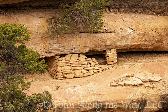 Small Cliff Structure in Mesa Verde NP (Colorado)