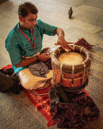 Drummer in Hindu Shrine (2018)